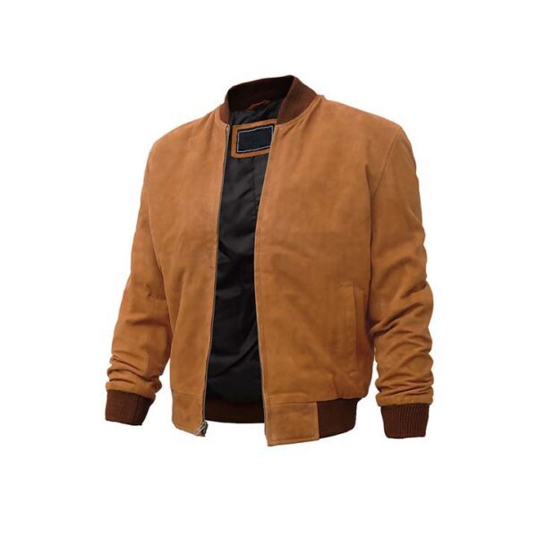 Camel-Adamsville-Bomber-Suede-Jacket