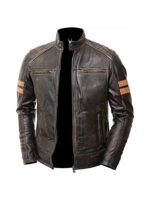 Original Cafe Racer Men's Distressed Leather Jacket