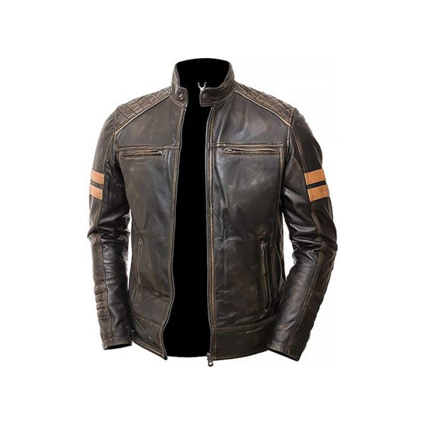 Original Cafe Racer Men's Distressed Leather Jacket