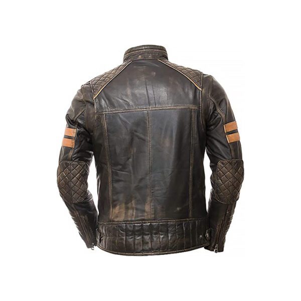 Cafe Racer Original Leather Jacket For Men's