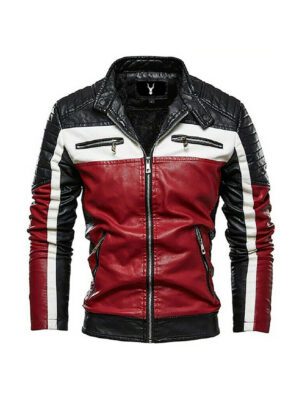 Slim Men's Fit Original Leather Moto Jacket