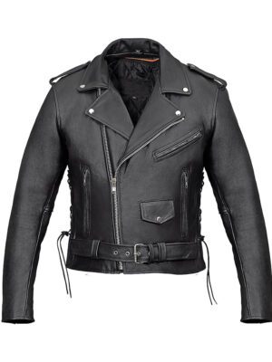 Belted-Side-Laces-Moto-Jacket