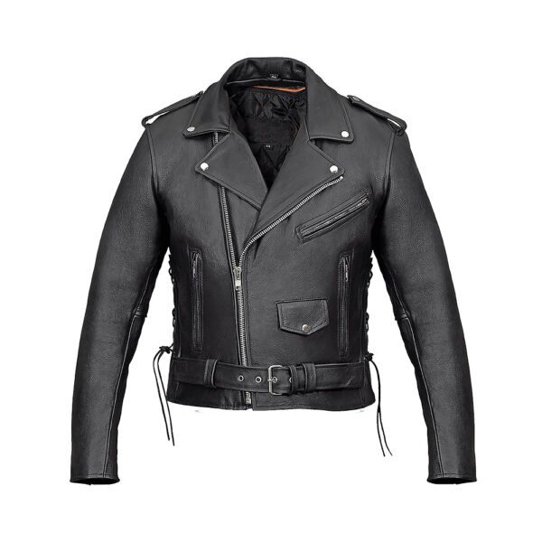 Belted-Side-Laces-Moto-Jacket